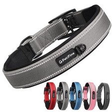 Neoprene Padded Dog Collar Heavy Duty Comfort Dog Collar with Durable Metal B...
