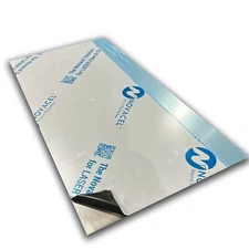 0.125" x 12" x 24", 5052-H32 Aluminum Sheet, Mill Finish w/PVC