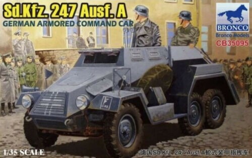 Bronco Models CB35095 1:35 Sd.Kfz.247 Ausf.A German Armored Command Car