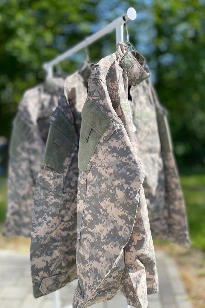 US ARMY ACU Digital Camo Coat Jacket Combat Uniform (NEW