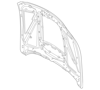 OEM Ford Hood Panel Assembly KR3Z-16612-A Ford Mustang Shelby  