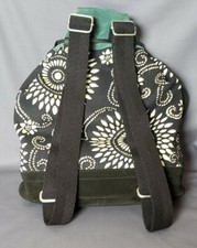 Lucky Brand Women Floral Print Cotton/Suede/Leather Backpack Shoulder Bucket Bag Lucky Brand Suede Exterior Backpack Bags & Handbags for  main image 4