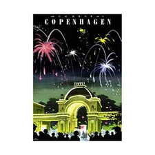 Wee Blue Coo Travel Copenhagen Denmark Wonderful Fireworks Tivoli Garden Art Fra