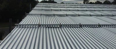 Galv Corrugated CI Roofing Sheets 8ft / 2.4m Ideal for Scaffolding / Hoarding