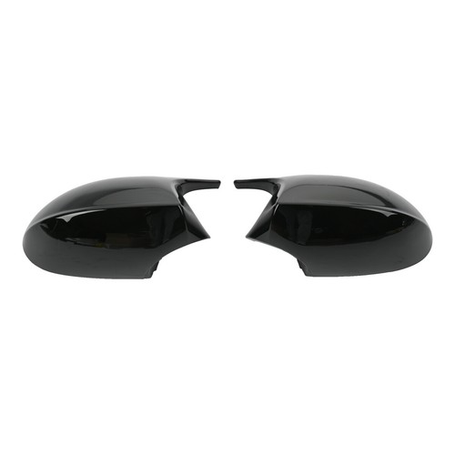Spiegelkappen Für BMW E90 E91 (2006-2008) - Hochglanz Schwarz ABS Material