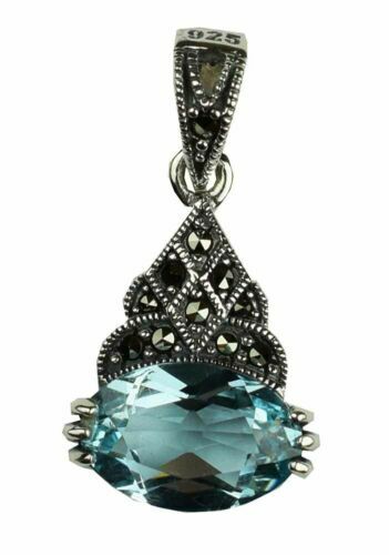 Broche Vintage En Argent Massif - Tête De Sanglier Poinçon, Hématite Et Marcassite - Occasion Collection