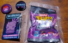 FUNKO FREDDY FUNKO BITTY POP +4000 LE PIN WITH 2 BUTTONS SDCC 2024 FUSION Rare!