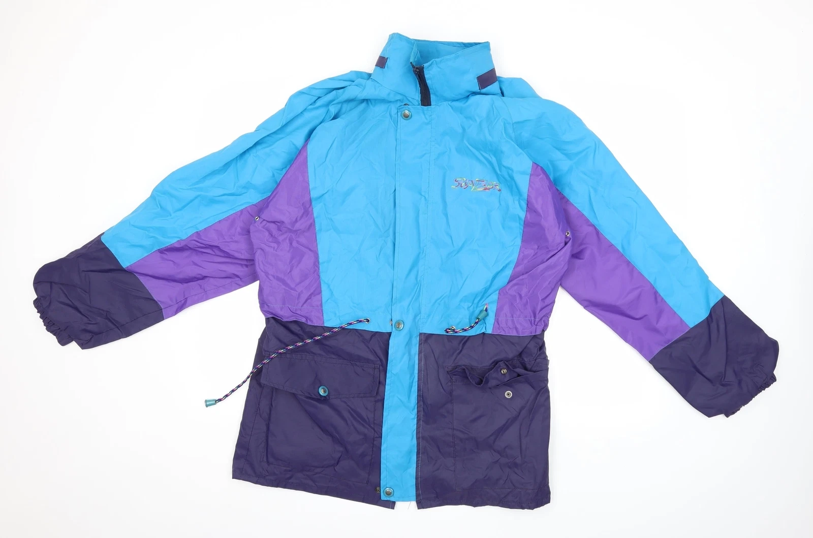 SKAYZER Mens Blue Rain Coat Size S