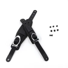 Snowboard Bindings Buckles Binding Black Ankle Straps Buckle Strap in Leather