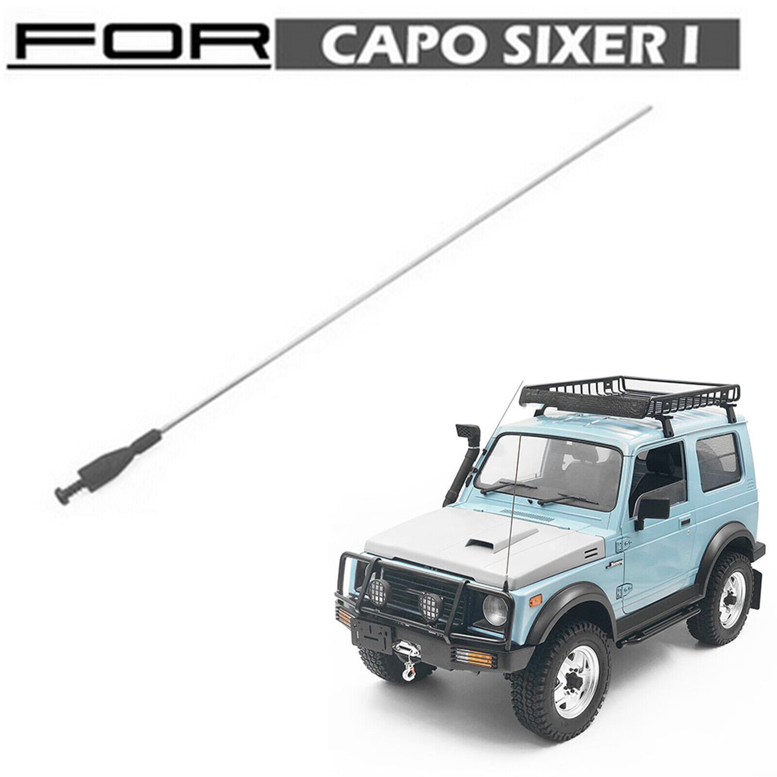 1:6 Samurai Jimny RC Crawler Metal Antenna Decoration for Capo