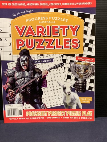 KISS Variety Puzzles #6 Magazine Gene On The Cover 2022 Australia