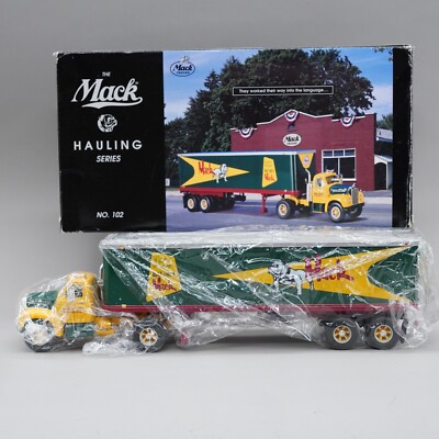 First Gear Mack Hauling Series Model B - 61 Tractor Trailer # 102