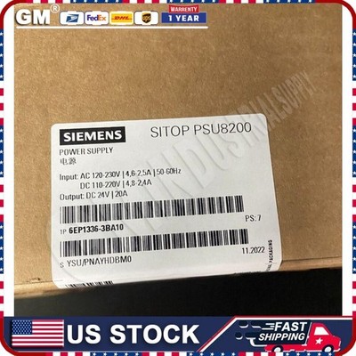 6EP1336-3BA10 New In Box SIEMENS 6EP13363BA10 SITOP PSU8200 Power Supply HT 1PCS