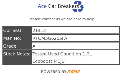 Ford Ecosport B515 17-21 Facelift 3 x Con Rod + Piston RFCM5G6205FA - Picture 8 of 12