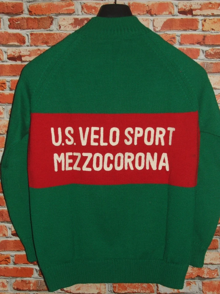 Eroica Pôle Maillot Vélo Cyclisme Vintage 70'S Du Tongo 50% Laine