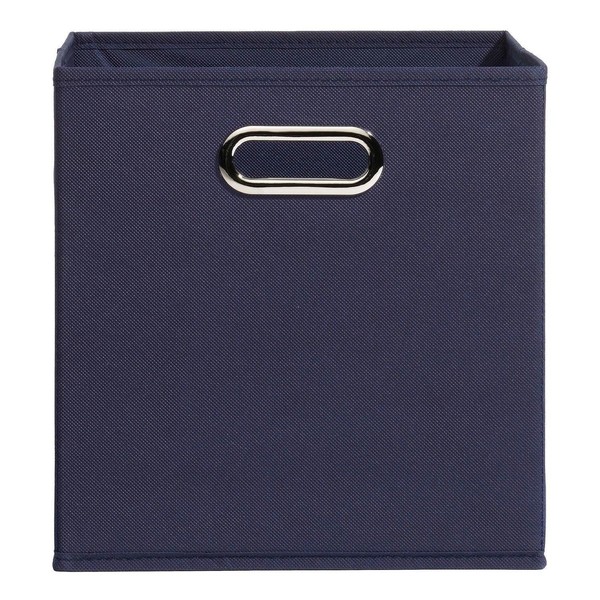Casa Nova Nino Aufbewahrungsbox Korb Box Faltbar Vlies Dunkelblau 27 X 28 X 27Cm-image