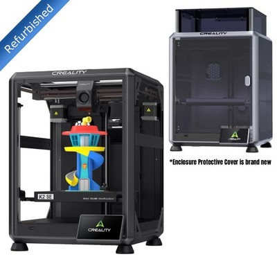 Refurbished Creality K2 SE 3D Printer 500mm/s Speed + Enclosure Protective Cover