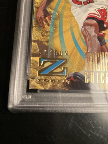 1996-97 Skybox Z-Force #179 Michael Jordan PSA 7 Graded Card NBA ZForce Zupermen - Zdjęcie 5 z 6