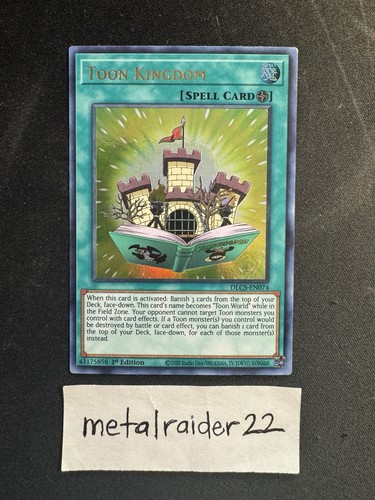 Toon Kingdom [1st Edition] DLCS-EN074 YuGiOh Dragons of Legend: The Complete Series card