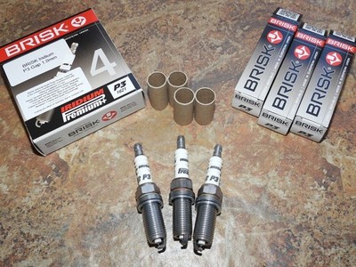 3x BRISK P3 Super Iridium Spark Plugs fit: Mitsubishi Mirage - 1.2 - 2012-2025