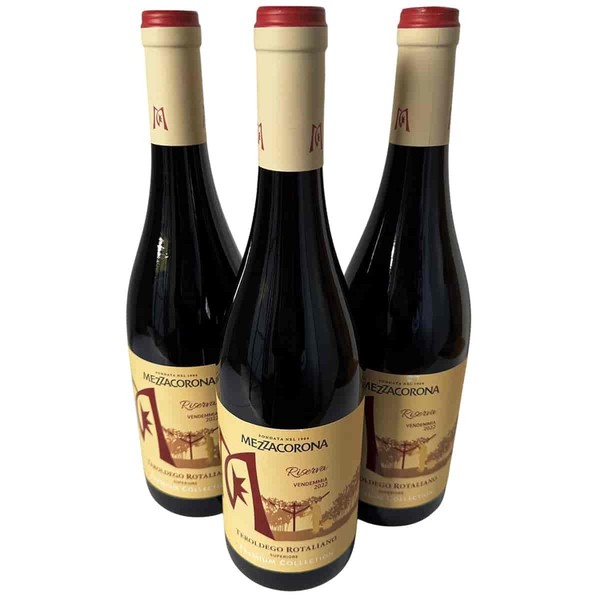 Mezzacorona, Teroldego Rotaliano Riserva DOC 2022, 3 X 0,75 L, Rotwein, Trentino-image