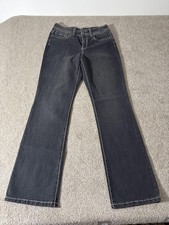 Code Bleu Jeans Womens 6 Gray Charcoal Wash S...