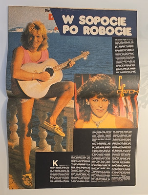 Blue System /Bohlen - A rare magazine from Poland from 1989( Full Magazine ) 4