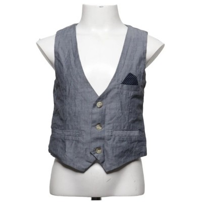 Rocha Little Rocha, Anzugweste, Größe: 104, Grau, Baumwolle, Fischgräte #DLJ