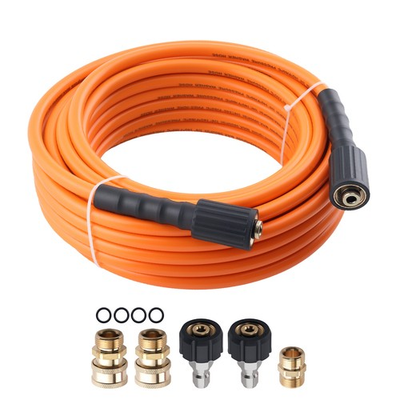 #ad 50FT Power Washer Extension Hose for Honda Craftsman DEWALT 5800PSI 3 8 Inch M22 $50.00
