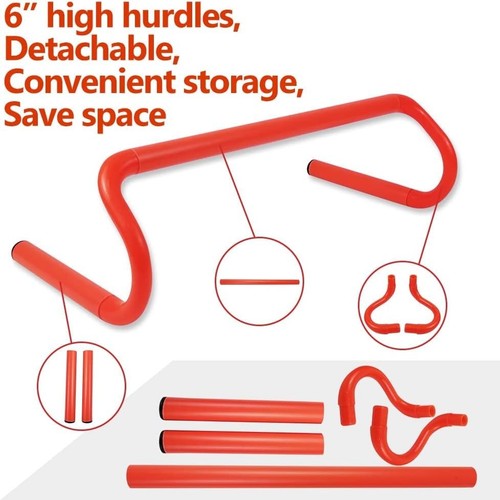 Speed & Agility Ladder Training Equipment Set, Includes 12 Rung 20ft yellow - Picture 4 of 8