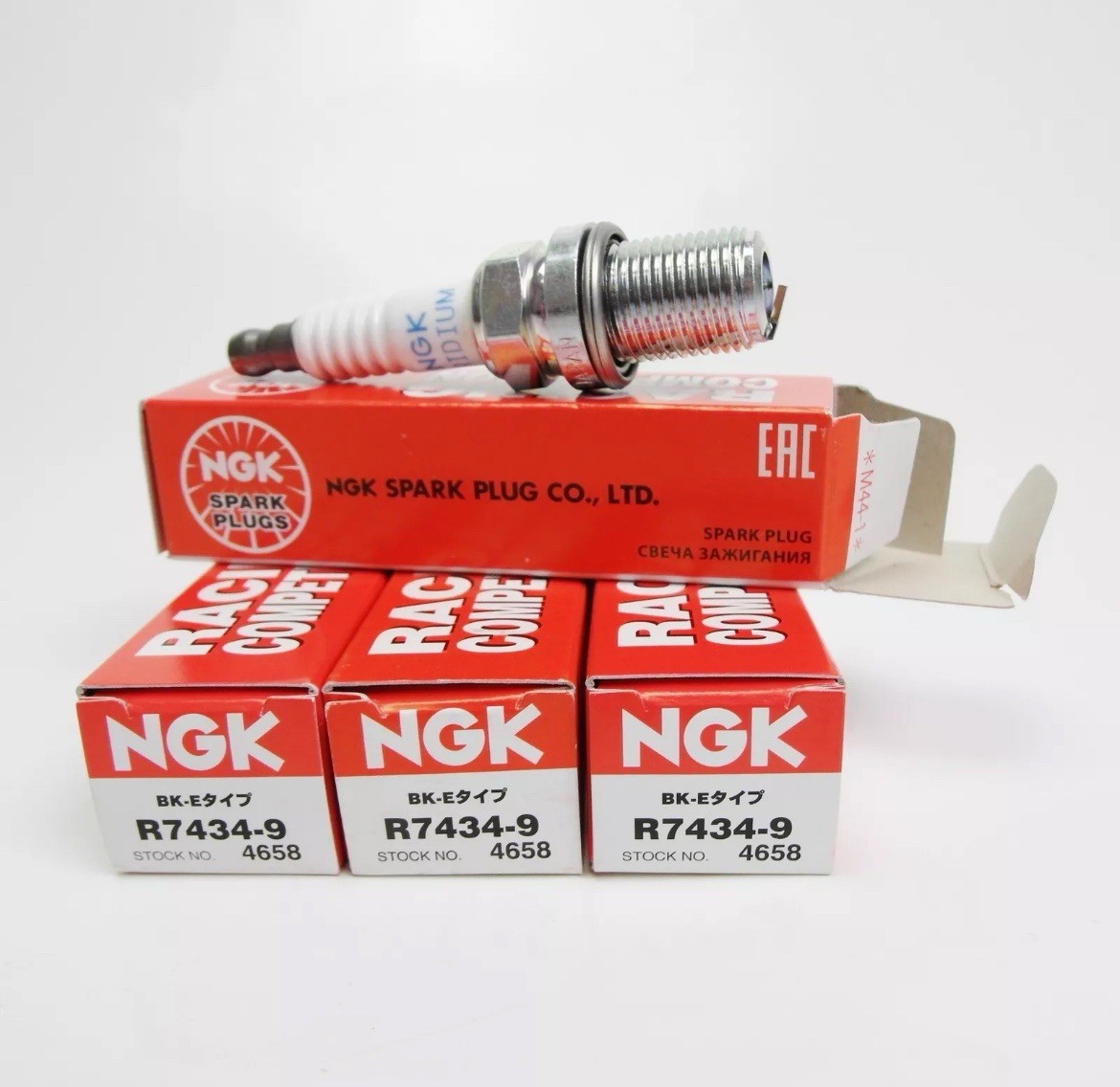 8x NGK R7434-9 4658 Racing Spark Plugs 2JZ-GTE 997Turbo