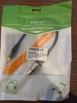 Tisino High-Quality Digital Cable/Audio XLR to 3.5mm Balanced Cable  Adapter