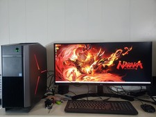 Alienware Aurora R7 I7-8700K 6cores 16GB RAM 512GB NVMe W11 8GB GTX 1070 Card