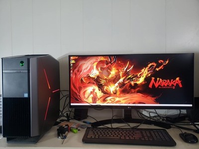 Alienware Aurora R7 I7-8700K 6cores 16GB RAM 512GB NVMe W11 8GB GTX 1070 Card