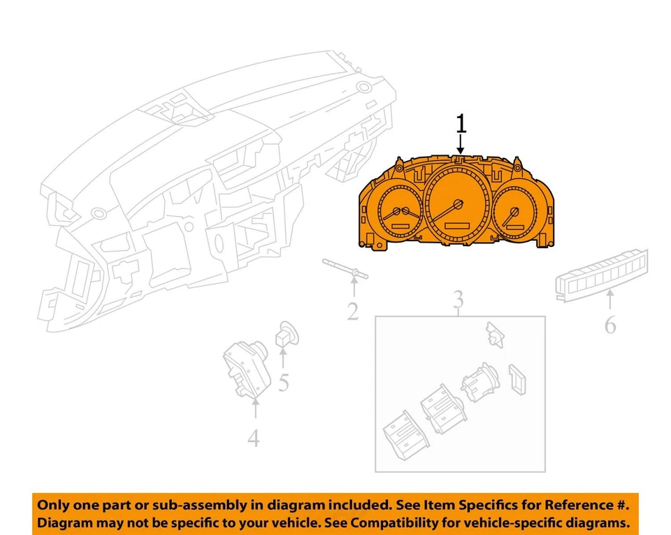 Cuadro de instrumentos velocímetro Mercedes-Benz C250 2014-2015 medidores EXS61 Foto 3 de 4