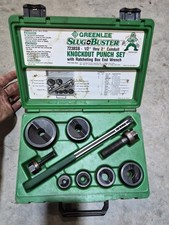 Greenlee 7238SB Slugbuster Knockout Punch Set - 1/2" thru 2" Excellent Condition