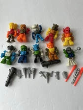 Lot Of 10 Kid Connection Transforming Robot Transporter Plastic Figures SEE PICS