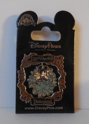 Disney Pin DLR 2011 Mickey, Pluto, Goofy and Donald Splash Mountain Spinner Pin