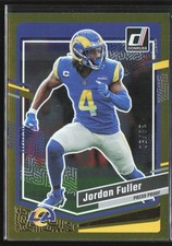Jordan Fuller 2023 Donruss Press Proof Gold /50 #166 Los Angeles Rams