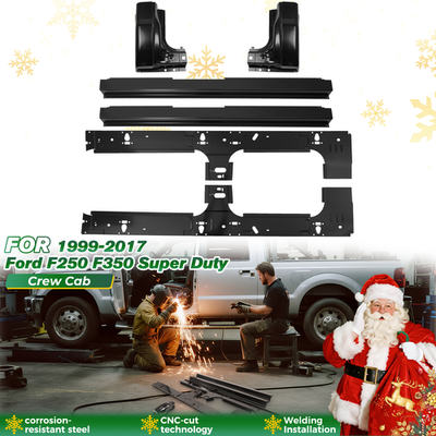 #ad For 99 17 Ford Super Duty Crew Cab Inner Outer Rocker Panels amp; Cab Corners Kit $372.00