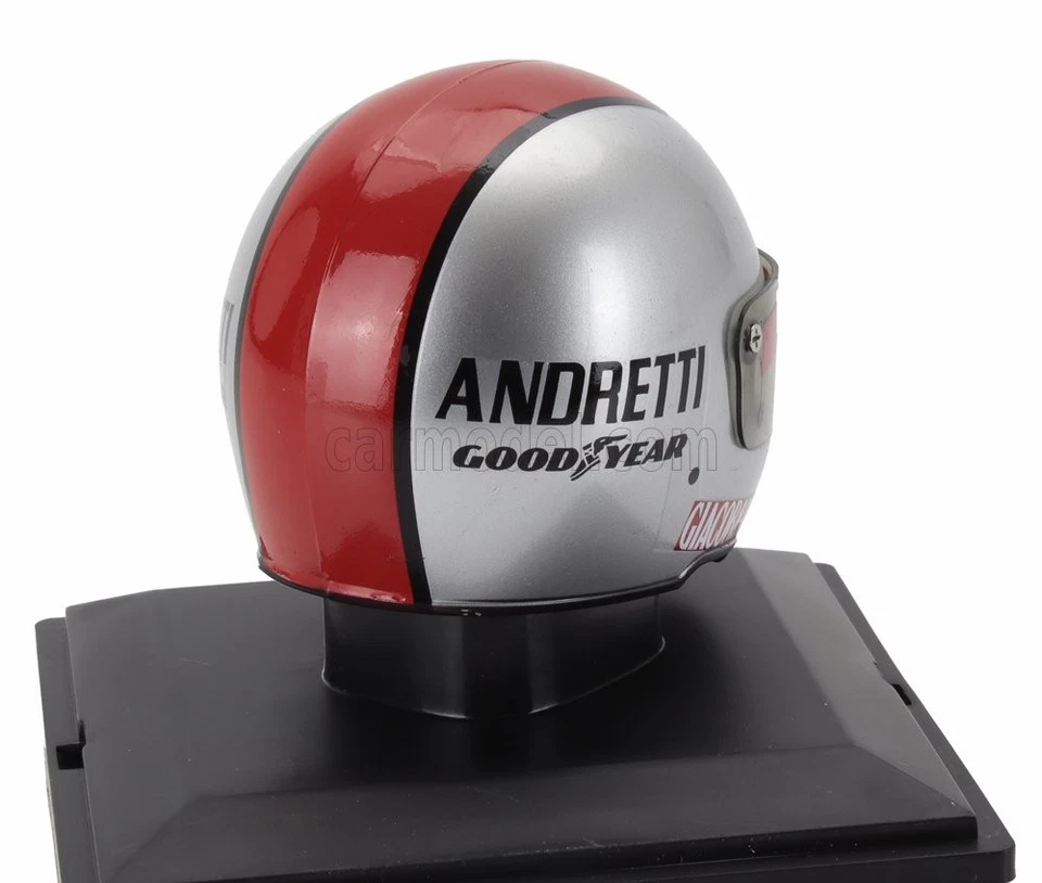 MODELLISMO AUTO STATICO HELMET F1 CASCO MARIO ANDRETTI 126 C2 FERRARI 1982 1/5 - Immagine 3 di 3