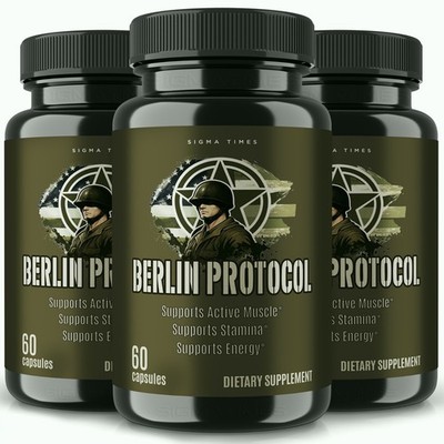 Berlin Protocol Capsules for Men   For Male Performance, Energy & Stamina - 3pk