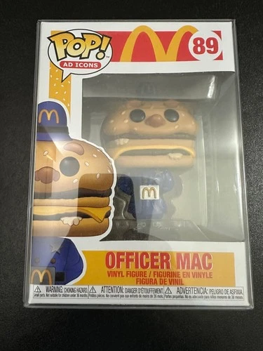 POP! AD ICONS McDONALDS OFFICER MAC #89 FUNKO POP! WITH .50MM CASE!!!