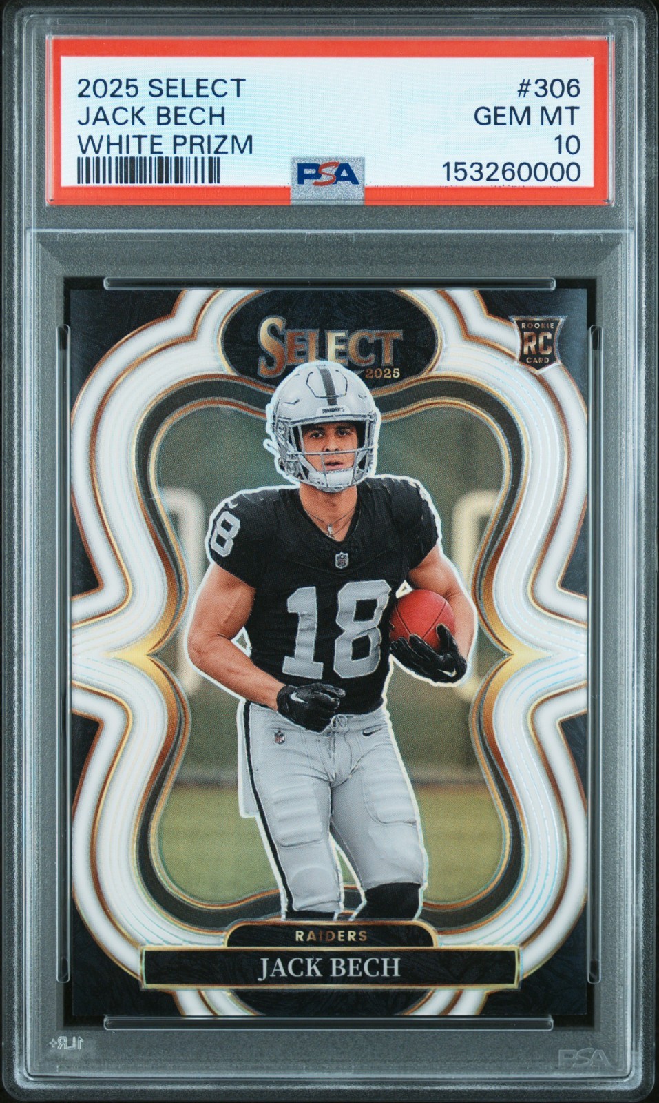Jack Bech Panini Select #306 White