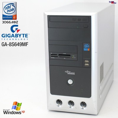 PC COMPUTER GIGABYTE GA-8S649MF PENTIUM 4 PARALLEL PORT GEFORCE WINDOWS XP