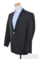 BROOKS BROTHERS Madison Blue 100 Wool Mens Blazer Sport Coat Jacket - 41 R