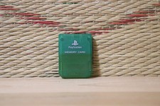 Playstation 1 Memory Card skeleton type w/seal Japan Playstation 1 PS1 VG 