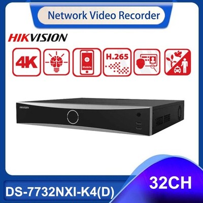 Hikvision DS-7732NXI-K4(D) 4K 32CH 12MP Network Video Recorder for Camera System