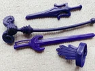 4 Vintage 1980's  MOTU Toy Accessories - He-Man, Skeletor