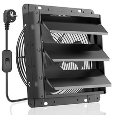 HG Power 250 mm Ventola Aspirazione 1100 m³/h Industriale Estrattore Alluminio p